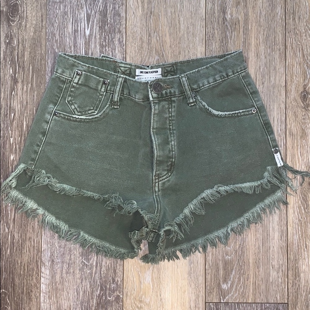 One Teaspoon Le Wolves Shorts